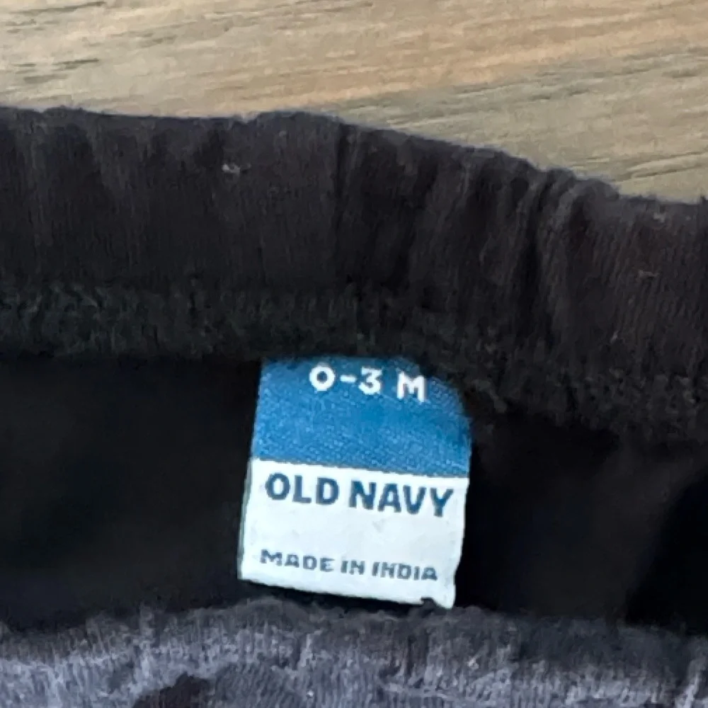 Old Navy Baby Ruffle Butt Leggings 2-Pack Pink & Black 0-3M Girls Cotton
